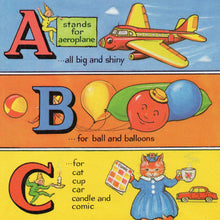 Load image into Gallery viewer, Personalised Vintage Alphabet birthday cards
