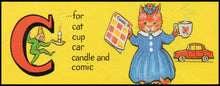Load image into Gallery viewer, Personalised Vintage Alphabet birthday cards