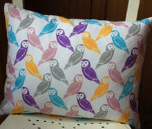 Load image into Gallery viewer, C/C Pair of cushion covers Owls 17&quot;x13&quot;
