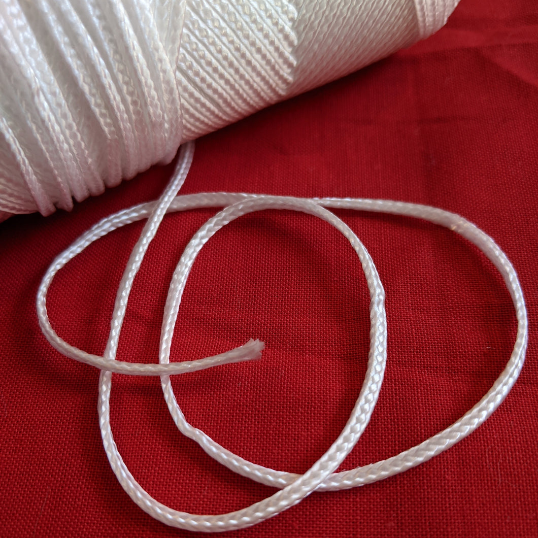 W/R Polyester Medium Cord White